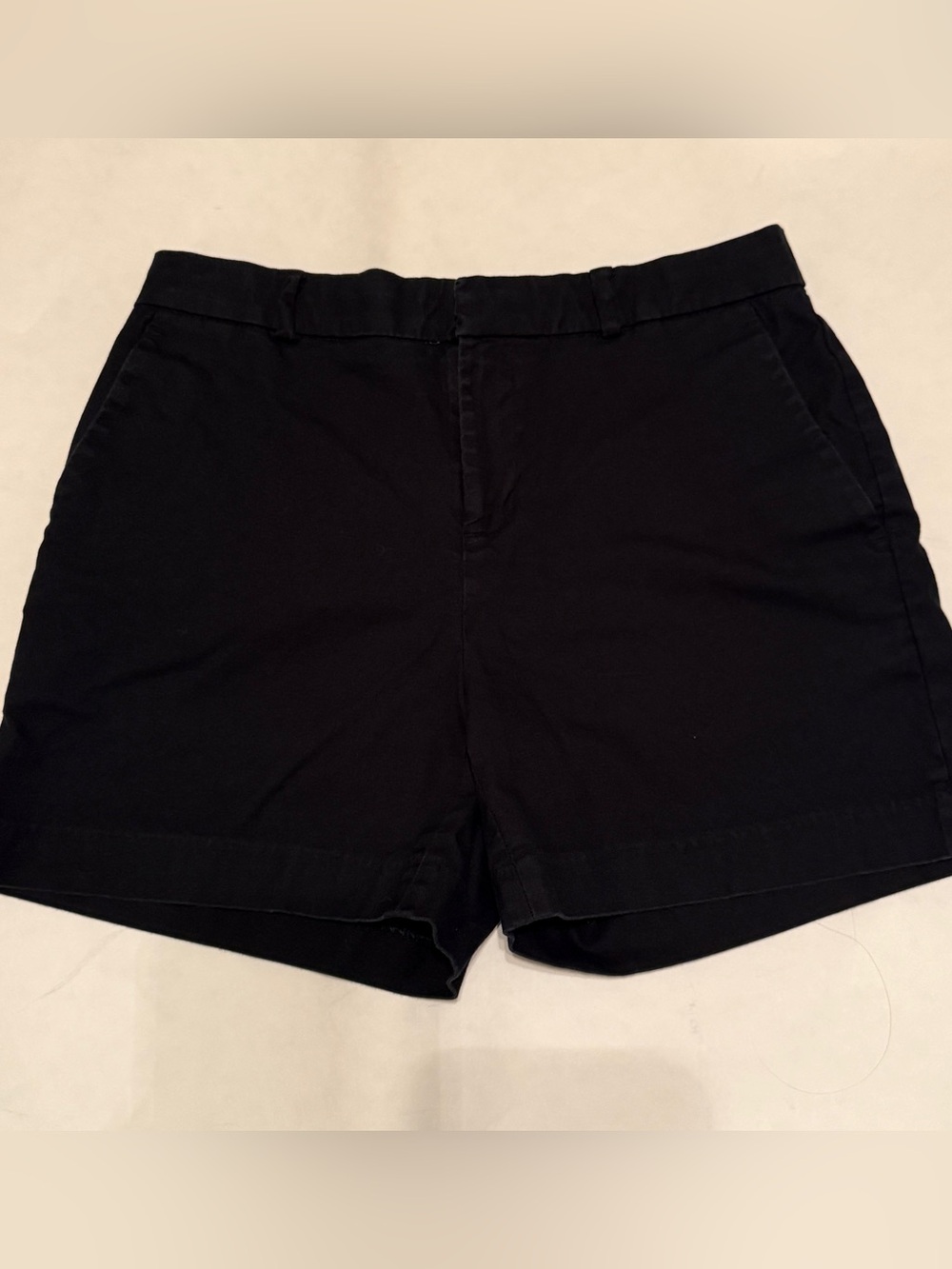 Banana Republic Black Tailored Chino Shorts Size 2